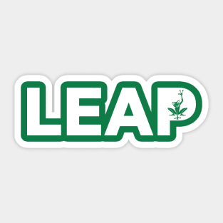 WholeFrog Leap Sticker